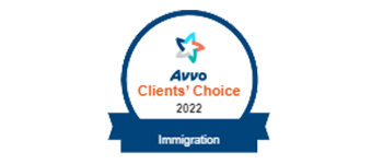 Avvo Clients' Choice | 2022 | Immigration